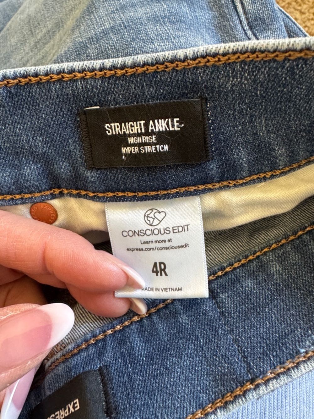 EXPRESS STRAIGHT ANKLE HIGH RISE - Picture 5 of 5